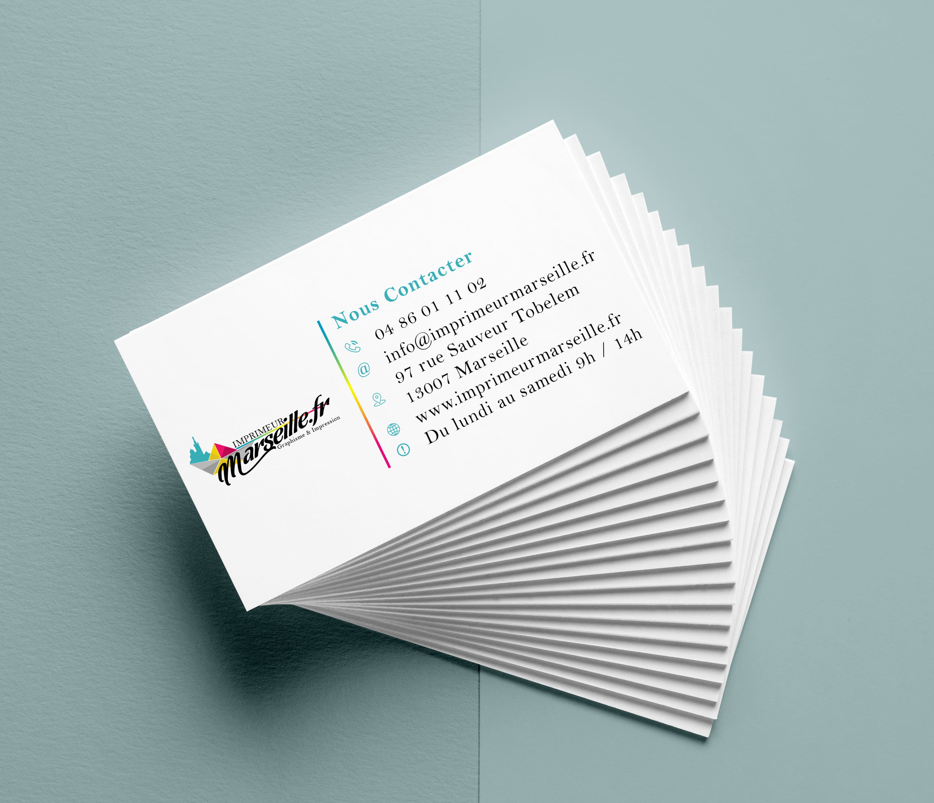 Realistic Business Cards MockUp 6